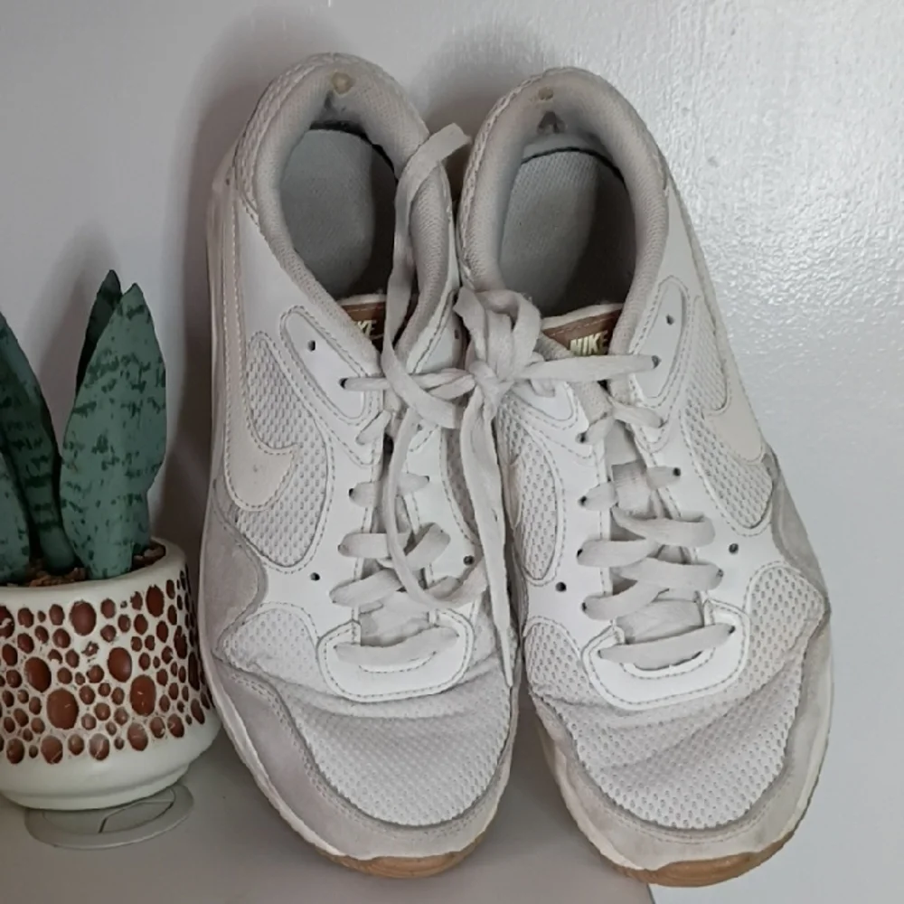 the Nike Air Max SC sneaker Women's White and Gray Sneakers size 8.5
